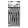 Pack de 5 lames de scie sauteuse bois T244D - BOSCH - 2608630058 pas cher Secondaire 1 S