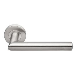 Béquille double JADE sur rosace bec de cane inox 1394 - HERACLES - B-INOX-03 pas cher Principale M