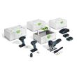 Kit combo montage 18V (TID 18/TXS + 18/PSC + 420/TB 137) + 2 batteries + chargeur + Systainer3 - FESTOOL - 578026 pas cher