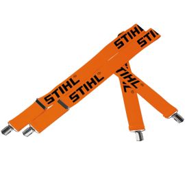 Bretelles orange Stihl avec clip en métal photo du produit Principale M