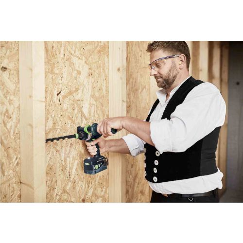 Perceuse-visseuse à percussion 18V QUADRIVE TPC 18/4 5,0/4,0 I-Plus + 2 batteries 4Ah / 5Ah + chargeur + coffret SYSTAINER SYS 3 - FESTOOL - 577651 pas cher Secondaire 6 L