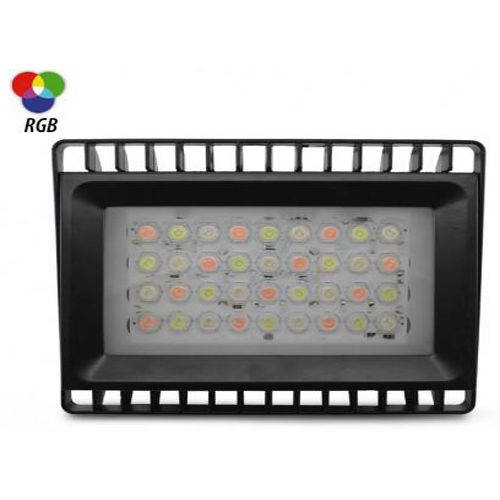 Projecteur extérieur LED LUMOS VINTAGE noir 24 V DC 36 W RGB IP65 MIIDEX LIGHTING 802602 photo du produit