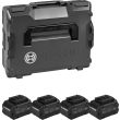 Pack de 4 batteries 18V Procore 5,5Ah en coffret L-BOXX - BOSCH - 1600A02A2U pas cher