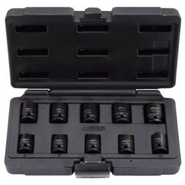 Jeu de 10 douilles à chocs KS Tools 3/8 '' 12 pans courtes 8-17 mm - 515.0950 photo du produit Principale M