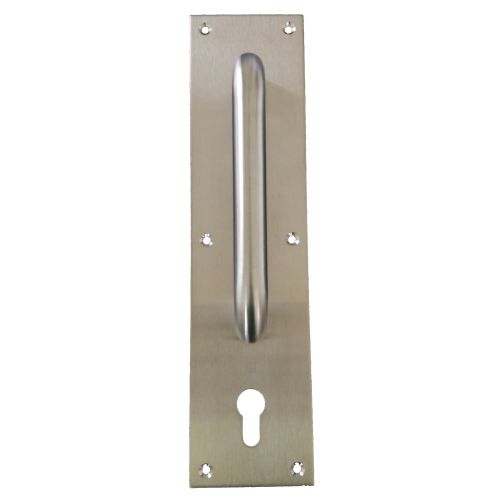 Poignée sur plaque tirage clé I inox brossé HERACLES B-INOX-PT902 photo du produit Secondaire 2 L
