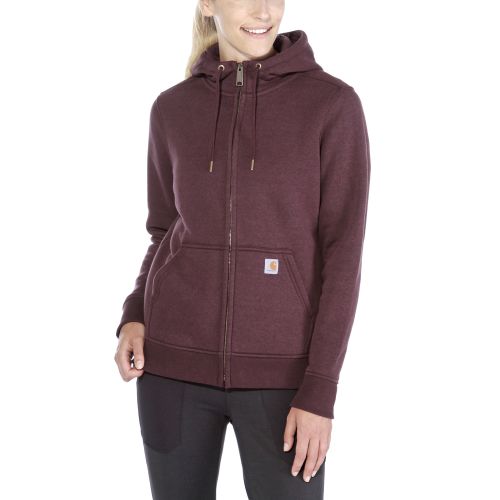 Sweat-shirt zippé à capuche MIDWEIGHT femme TXS rouge pourpre CARHARTT S1102788518XS photo du produit Secondaire 3 L