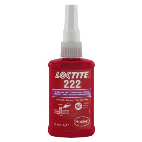 Frein filet faible 222 flacon 50 ml LOCTITE 195743 photo du produit Principale L