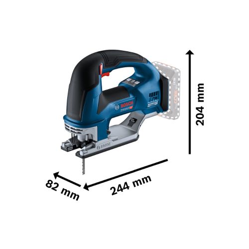 Scie sauteuse 18V GST 18V-155 BC (sans batterie ni chargeur) en coffret L-BOXX - BOSCH - 06015B1000 pas cher Secondaire 2 L