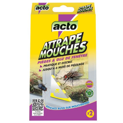 Piège à mouches d'angles de fenêtres 2 pièces ACTO INSECTICIDES MOUCH13 photo du produit Secondaire 2 L