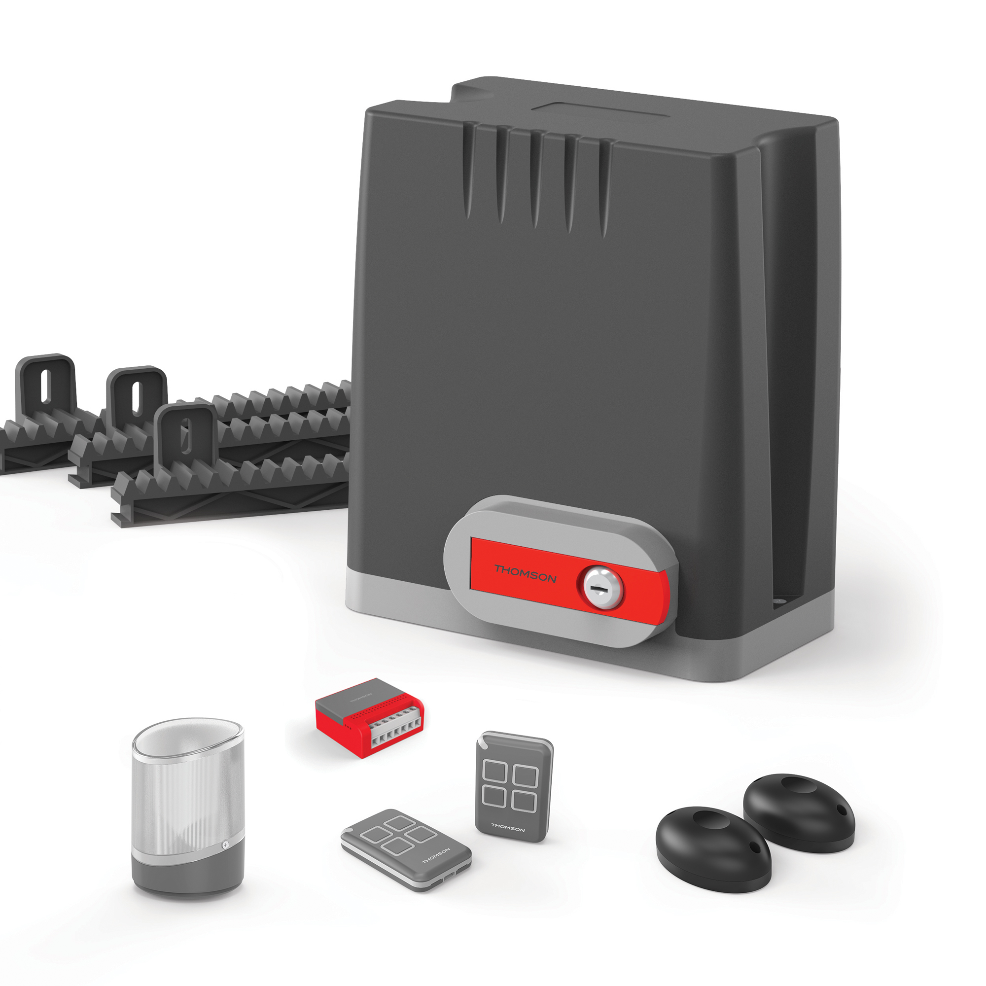 THOMSON  Motorisation connect&eacute;e pour portail coulissant - 24 Volts 
