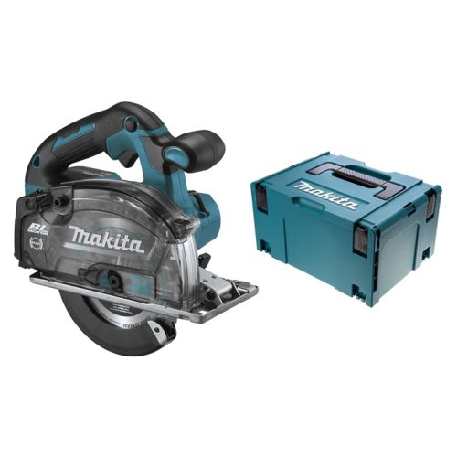 Scie circulaire à métaux 18V (sans batterie ni chargeur) + coffret Makpac 3 MAKITA DCS553ZJ photo du produit