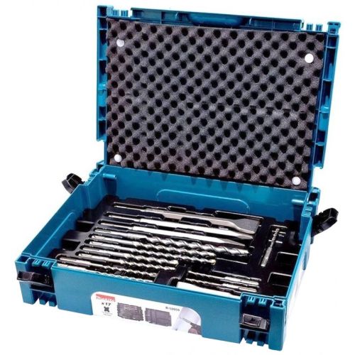 Coffret MAKPAC SDS-Plus 12 forets et 5 outils burinage - MAKITA - B-52059 pas cher Principale L