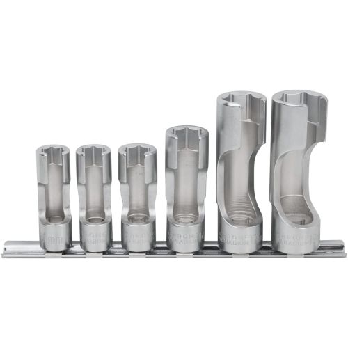 Jeu de 6 douilles fendues 6 pans 3/8 '' sur rail de 10 à 19 mm KS TOOLS 150.3805 photo du produit