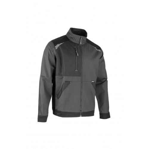 Veste bicolor Cyclope zipp&eacute;e gris/noir T 2XL - LMA - 2431-2XL pas cher