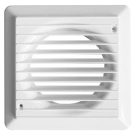 Grille de prise d'air Unelvent plastique GR-100 mm - 870625 photo du produit Principale M