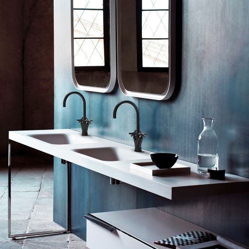 Mélangeur de lavabo bec haut ADAGIO 910102NM noir mat - RAMON SOLER - 91A306110 pas cher Secondaire 3 L