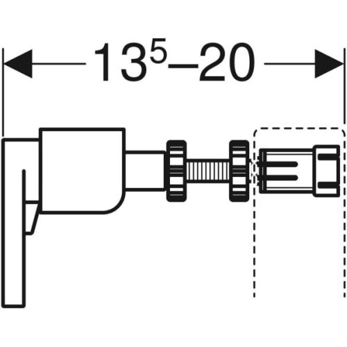 Jeu de fixations murales pour montage individuel DUOFIX Geberit - 111.815.00.1 photo du produit Secondaire 1 L