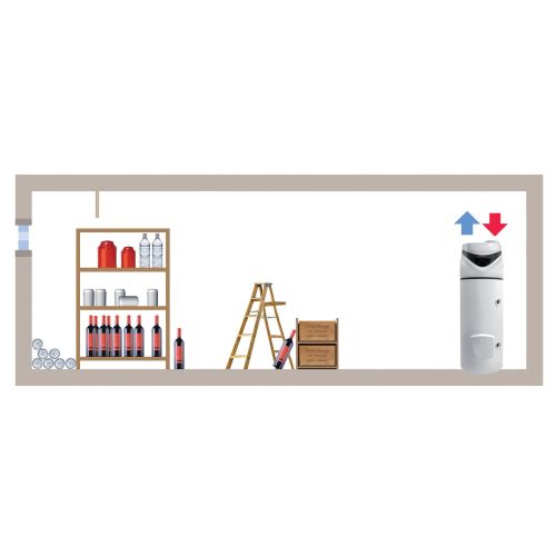 Chauffe-eau thermodynamique NUOS PRIMO HC A+ 200 l vertical ARISTON 3069796 photo du produit Secondaire 2 L