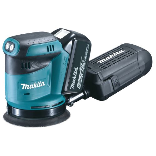 Ponceuse excentrique LXT 18 V 125 mm + 2 batteries 5 Ah + chargeur en coffret MAKPAC MAKITA DBO180RTJ photo du produit
