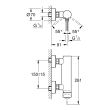 Mitigeur de douche ESSENCE monocommande GROHE 33636001 photo du produit Secondaire 1 S