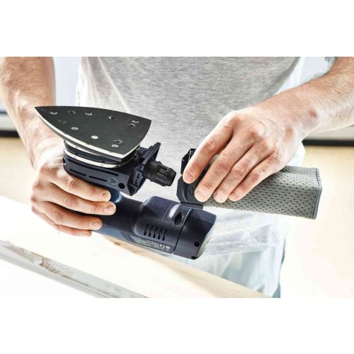 Ponceuse Delta hybride 18V DTSC 400-Basic (sans batterie ni chargeur) - FESTOOL - 576359 pas cher Secondaire 4 L