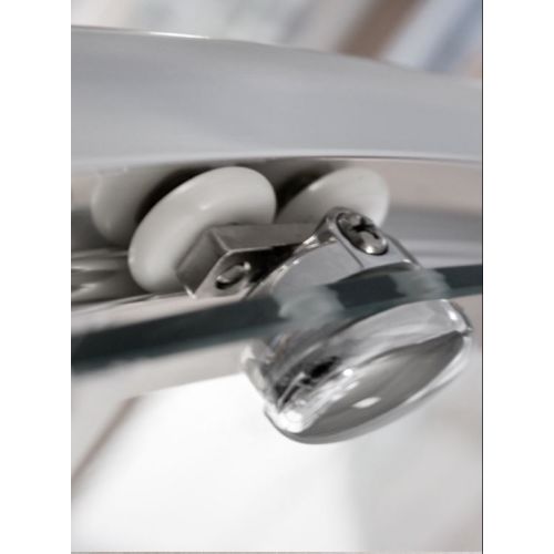 Porte coulissante Equi EI CL2 117 x 120 cm verre clair ROTH 1406000034 photo du produit Secondaire 1 L