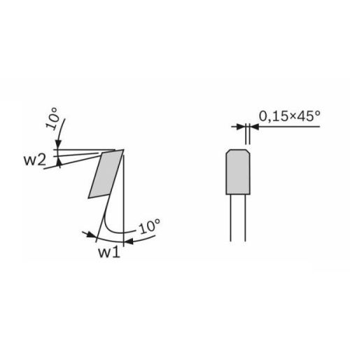 Lames de scie circulaire for Fiber Cement - BOSCH EXPERT - 2608644345 pas cher Secondaire 1 L