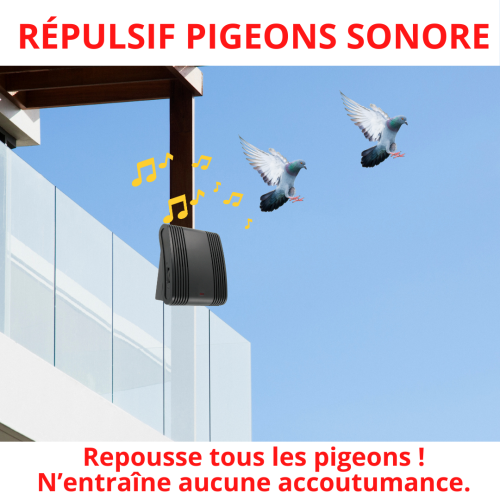 Répulsif sonore pour pigeons ACTO REPULSIF RUSP1 photo du produit Secondaire 4 L
