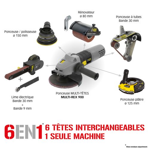 Ponceuse circulaire 900 W Multi-Rex900 FARTOOLS 115055 photo du produit Secondaire 1 L
