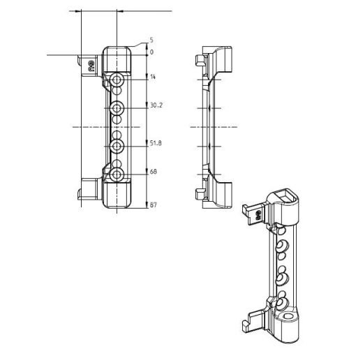 Palier de compas UNI-JET S - FERCO - 6-36026-20-0-1 pas cher Secondaire 1 L