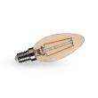 Ampoule LED filament golden flamme E14 2 W 2700 K MIIDEX LIGHTING 71262 photo du produit