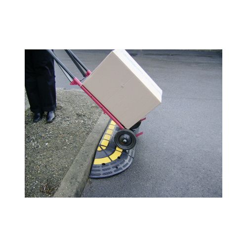 Embout pour rampe de trottoir en caoutchouc 300 x 300 x 100 mm VISO RRD100 photo du produit Secondaire 3 L