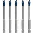 5 forets à carrelage HEX-9 Hard Ceramic 6x90mm - BOSCH EXPERT - 2608902316 pas cher