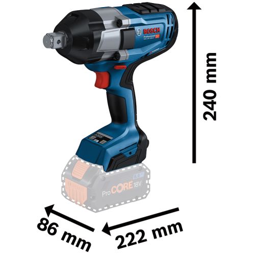 Boulonneuses 18V GDS 18V-1050H (sans batterie ni chargeur) en coffret L-BOXX BOSCH 06019J8501 photo du produit Secondaire 2 L