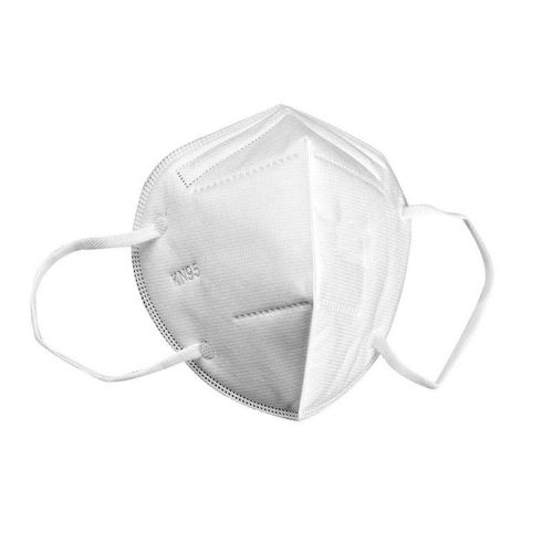 Bo&icirc;te de 50 masques respiratoires pliables jetables FFP2 KN95 > 95 % blanc - MASQUES5 pas cher