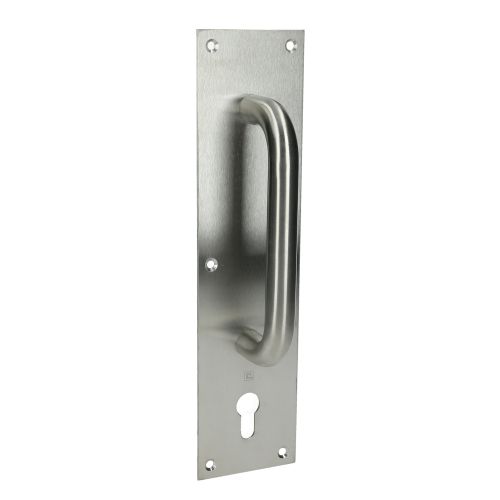 Poignée sur plaque tirage clé I inox brossé HERACLES B-INOX-PT902 photo du produit Secondaire 1 L