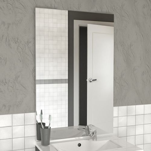 Miroir salle de bain MICROLINE rectangulaire 60x105cm - CUISIBANE - ECS01_60BL pas cher Secondaire 4 L