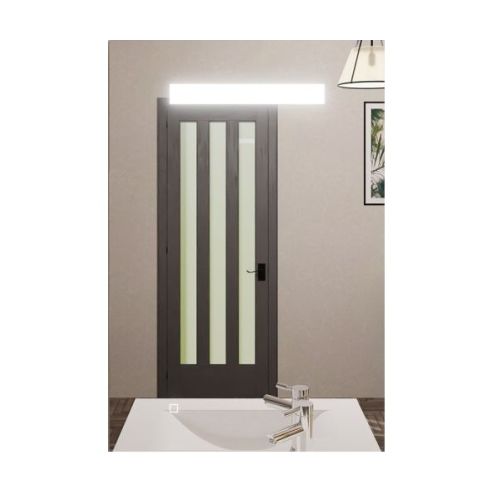 Miroir salle de bain ELEGANCE avec bandeau LED 70x105cm - CUISIBANE - S02ELEGAN70GH pas cher