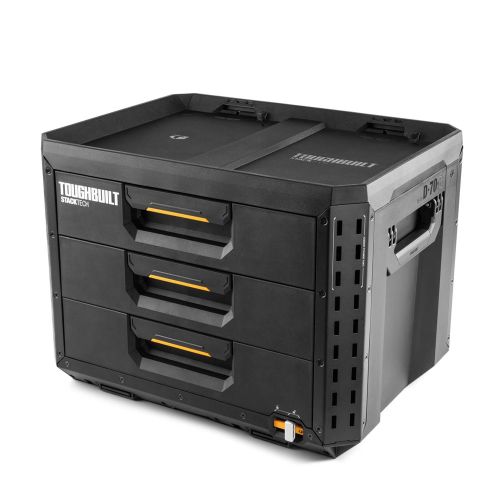 Boite &agrave; outils STACKTECH XL 3 tiroirs - TOUGHBUILT - TB-B1-D-70-3 pas cher