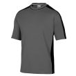 Tee-shirt MACH SPIRIT coton gris/noir TXL - DELTA PLUS - MSTM5GRXG pas cher