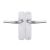 Ensemble sur plaques SALOME HOME entraxe 165 - Bec de cane (argent) photo du produit Principale XS