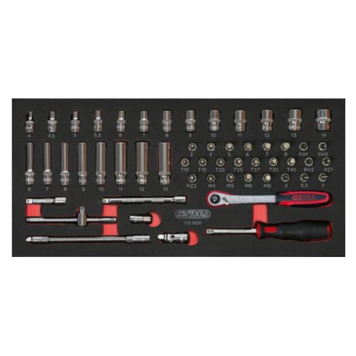 Composition d'outils pour la carrosserie 166 pièces KS TOOLS 714.0154 photo du produit Secondaire 2 L