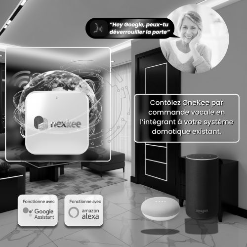 OnekeeBlack : Serrure connectée & Biométrique NEXKEE pas cher Secondaire 6 L