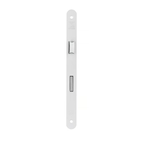 Serrure monopoint à larder étroit Clé l 40 mm blanche photo du produit Secondaire 5 L
