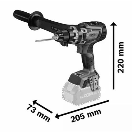 Perceuse visseuse 18V GSR18V-150 C Biturbo + 2 batteries 8.0Ah + chargeur + L-BOXX - BOSCH - 06019J5005 pas cher Secondaire 6 L