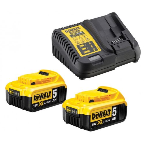Pack 2 outils 18 V (DCD996 - DCG405) + 2 batteries 5 Ah + chargeur + coffret TSTAK DEWALT DCK2090P2T photo du produit Secondaire 4 L