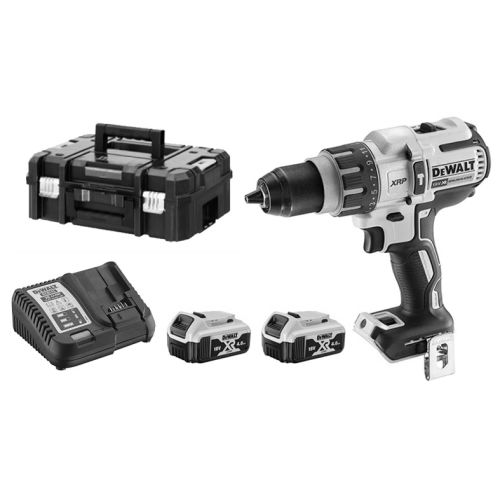 Perceuse-visseuse 18V XRP Brushless + 2 batteries 4Ah + chargeur + T-stak - DEWALT - DCD996M2 pas cher