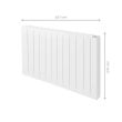 OCCASION radiateur électrique  ATOLL TAXN chaleur douce horizontal 1000 W - ACOVA - TAXN-100-063/CF pas cher Secondaire 2 S