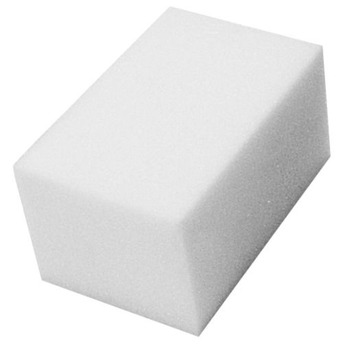 Eponge mousse synth&eacute;tique blanche 15x10x8cm &ndash; TALIAPLAST &ndash; 400202 pas cher