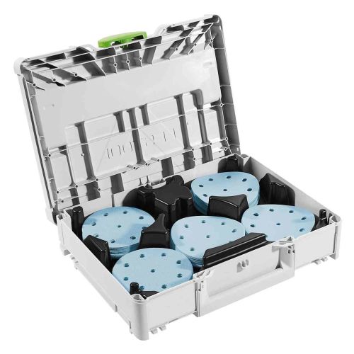 Set d'abrasif SYS-STF D125 GR-Set Granat en Systainer FESTOOL 578193 photo du produit